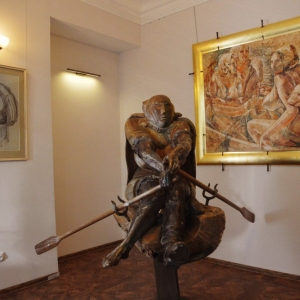 Выставка произведений Александра Рукавишникова в Ярославском МСИ.