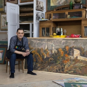 Выставка произведений Константина Петрова в Саратове.