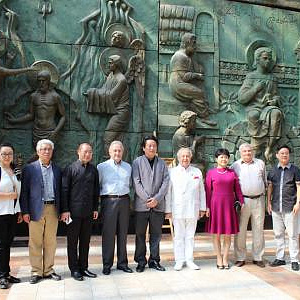 Встреча президента  РАХ З.К.Церетели  с делегацией  Китайской государственной академии  художеств  