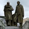 Открытие памятника К.С. Станиславскому и  В.И. Немировичу-Данченко в Москве