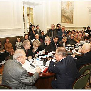 На заседании Президиума Российской академии художеств 24 марта 2009 года