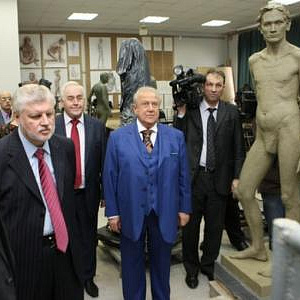 Председатель Совета Федерации С.М.Миронов посетил Московский государственный академический художественный институт им. В.И.Сурикова