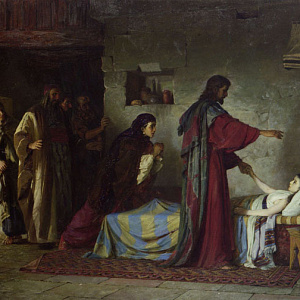 Картина В.Д. Поленова «Воскрешение дочери Иаира» в  проекте «Путь Петра» в Риме