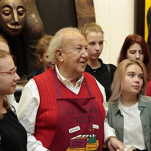 Школьники из Апатитов и Кировска посетили мастер-класс З.К.Церетели