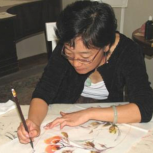 Мастер-класс китайской художницы Ван Сюлин в Российской академии художеств