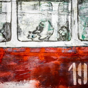Фрагмент картины Ф.В. Волосенкова из экспозиции «Три художника из Санкт-Петербурга» в залах РАХ. 2022. Фото Ивана Новикова-Двинского, пресс-служба РАХ