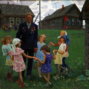 А.П. Ткачев, С.П. Ткачев (1922-2022). Ветеран. 1983-1985. Государственный Русский музей