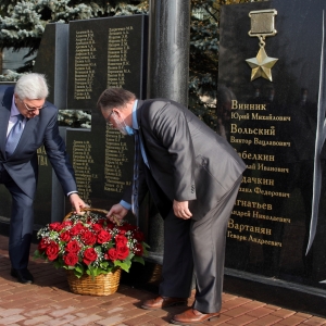 Открытие реконструированного мемориала «Мгимовцам — защитникам Отечества» в Москве