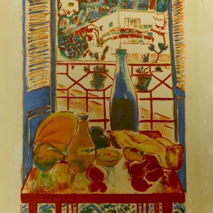 Алжирский натюрморт. 1965 г. Цветная автолитография. 51 х 37 см