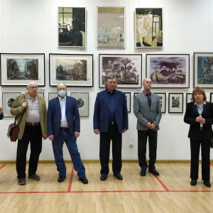 Члены РАХ приняли участие в ежегодной выставке подсекции «Эстамп» МСХ на Кузнецком мосту,20