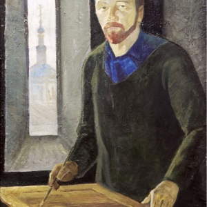И.С.Виханский. Портрет иконописца Г.Кочеткова. 2009.