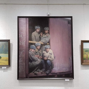 Выставка произведений Александра Клюева «Война и мир» в Дивногорске