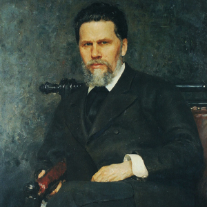 И.Е.Репин (1844-1930). Портрет художника И.Н.Крамского. 1882.Холст, масло.94,5х72,8