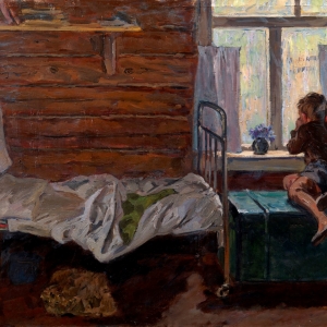 А.А.Тутунов (1928-2022). Дождливый день. 1966. Холст, масло