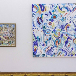Выставка произведений Ирины и Виктора Глуховых «В поисках цвета и формы» в Российской академии художеств