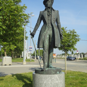 Ю.Г.Орехов (1927-2001). Памятник А.С.Пушкину в Вене. 2000