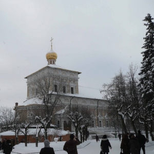 Трапезная палата с церковью Сергия 1686-1689 г. Современный вид.