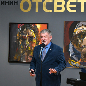 Выставка «Отсветы» Виктора Калинина в Новосибирске. Фото: Игорь Шадрин для НГХМ.