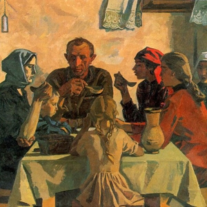 В.И.Иванов. Семья. 1945