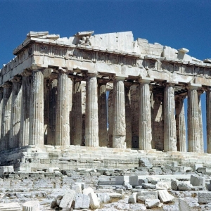 Парфенон. Иктин и Калликрат. 447 - 438 до н.э. Афинский акрополь.