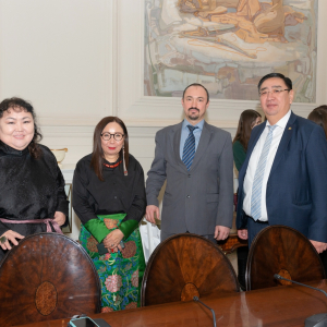 Презентация пяти монографий-альбомов, посвященных изобразительному искусству Монголии в РАХ. Фото: А.В.Клюева
