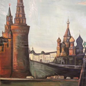 Е.С. Вахтангов (1942-2018). Москва. Холст, масло