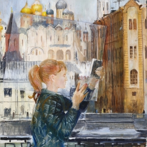 Выставка «Юрий Пименов» в Новой Третьяковке. Кусок стекла. 1966.