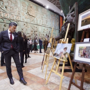 The second Diplomats' artworks exhibition in the Russian Academy of Arts/ Вторая художественная выставка произведений дипломатов в РАХ.