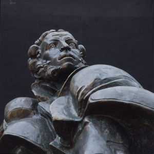 Г.Франгулян. Памятник А.С.Пушкину в Брюсселе, Бельгия. 1999. Фрагмент.